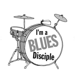 I'M A BLUES DISCIPLE logo
