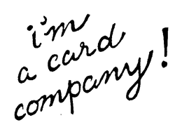 I'M A CARD COMPANY! logo