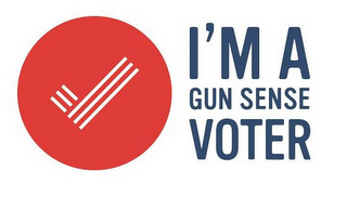 I'M A GUN SENSE VOTER logo