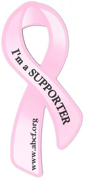 I'M A SUPPORTER WWW.ABCF.ORG logo