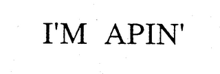 I'M APIN' logo