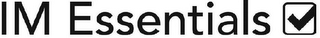IM ESSENTIALS logo