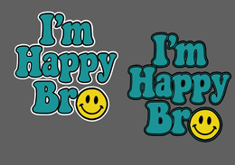I'M HAPPY BRO logo