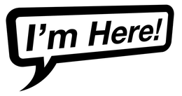 I'M HERE! logo