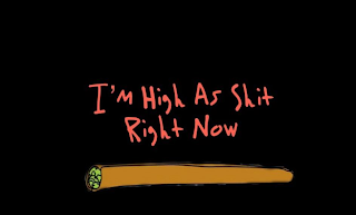 I'M HIGH AS SHIT RIGHT NOW logo