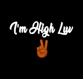 I'M HIGH LUV logo