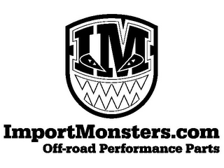 IM IMPORTMONSTERS.COM OFF-ROAD PERFORMANCE PARTS logo