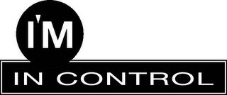 I'M IN CONTROL logo
