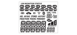 I/M MONITOR STATUS logo