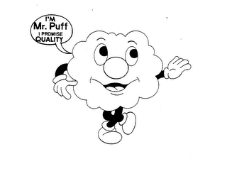 I'M MR. PUFF I PROMISE QUALITY logo