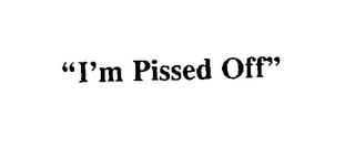 "I'M PISSED OFF" logo