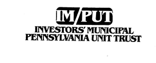 IM PUT INVESTOR'S MUNICIPAL PENNSYLVANIA UNIT TRUST logo
