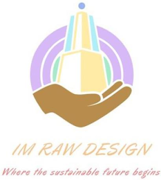 IM RAW DESIGN WHERE THE SUSTAINABLE FUTURE BEGINS logo