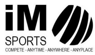 IM SPORTS COMPETE - ANYTIME - ANYWHERE - ANYPLACE logo