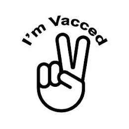 I'M VACCED logo