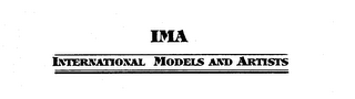 IMA INTERNATIONAL MODELS AND ARTISTS logo