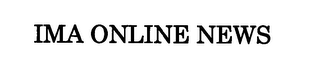 IMA ONLINE NEWS logo