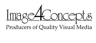 IMAGE 4 CONCEPTS PRODUCERS OF QUALITY VISUAL MEDIA logo