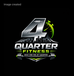 IMAGE CREATED 4 QUARTER FITNESS BUILT FOR THE 4TH QUARTER logo
