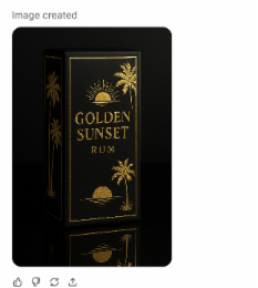 IMAGE CREATED GOLDEN SUNSET logo