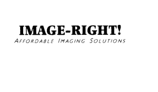 IMAGE-RIGHT! AFFORDABLE IMAGING SOLUTIONS logo