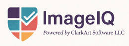 IMAGEIQ POWERED BY CLARKART SOFTWARE LLC logo
