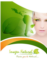IMAGEN NATURAL PASIÓN POR LO NATURAL.... logo
