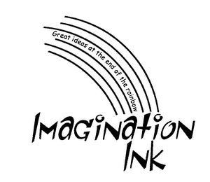 IMAGINATION INK GREAT IDEAS AT THE END OF THE RAINBOW logo