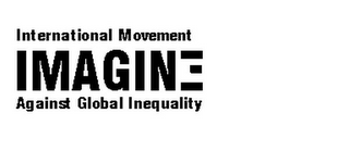 IMAGINE INTERNATIONAL MOVEMENT AGAINST GLOBAL INEQUALITY logo