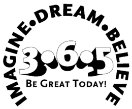 IMAGINE.DREAM.BELIEVE 3.6.5 BE GREAT TODAY! logo