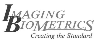 IMAGING BIOMETRICS CREATING THE STANDARD logo