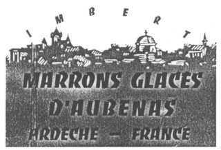 IMBERT MARRONS GLACES D'AUBENAS logo