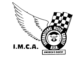 I.M.C.A. INTERNATIONAL MOTOR CONTEST ASSN. AMERICA'S OLDEST logo