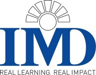 IMD REAL LEARNING. REAL IMPACT logo