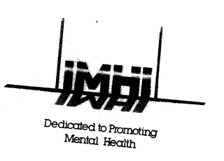 IMHI DEDICATED TO PROMOTING MENTAL HEALTH logo