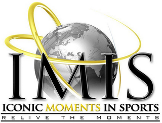 IMIS ICONIC MOMENTS IN SPORTS RELIVE THE MOMENTS logo