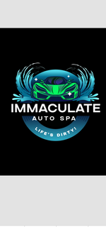 IMMACULATE AUTO SPA LIFE'S DIRTY! logo