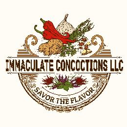 IMMACULATE CONCOCTIONS LLC SAVOR THE FLAVOR logo
