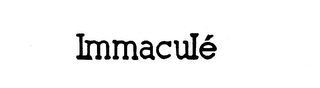 IMMACULE logo