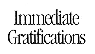 IMMEDIATE GRATIFICATIONS logo