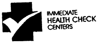 IMMEDIATE HEALTH CHECK CENTERS logo