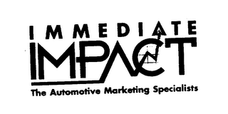 IMMEDIATE IMPACT THE AUTOMOTIVE MARKETING SPECIALIST logo
