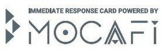 IMMEDIATE RESPONSE CARD POWERED BY MOCAFI logo