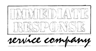 IMMEDIATE RESPONSE SERVICE COMPANY logo