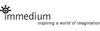 IMMEDIUM INSPIRING A WORLD OF IMAGINATION logo