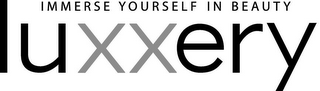 IMMERSE YOURSELF IN BEAUTY LUXXERY logo