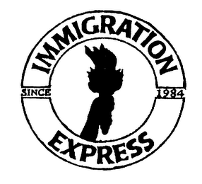 IMMIGRATION EXPRESS SINCE 1984 logo