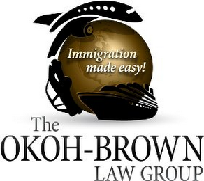 IMMIGRATION MADE EASY! THE OKOH-BROWN LAW GROUP logo