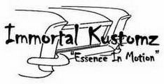 IMMORTAL KUSTOMZ "ESSENCE IN MOTION" logo