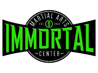 IMMORTAL MARTIAL ARTS CENTER EST. 2018 logo